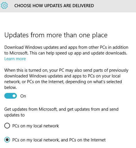 Peer to Peer Patching - Turn it Off