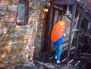 Sun-filled rainy day in Untamed Heart.