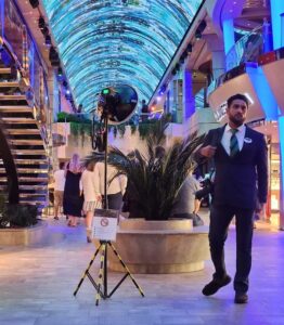 Shopping gallery and LED Dome